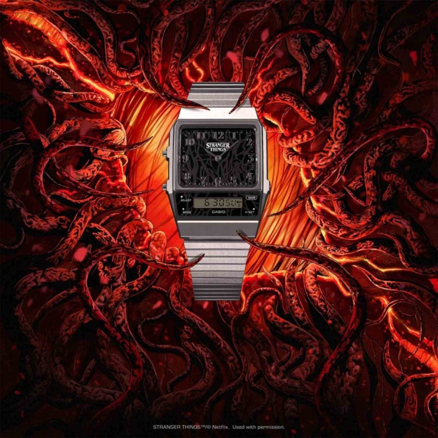 Casio AQ800EST‑1A Stranger Things Limited Edition – NZ Casio Stockist | Free Delivery | Afterpay & Zip Casio AQ800EST‑1A Stranger Things Limited Edition Watch