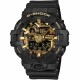 Casio G-Shock GA700CF-1D (GA-700CF-1) Camo and Gold Analog Digital Watch front view