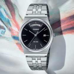 Casio MTPB146D-1A Black Dial Retro Watch