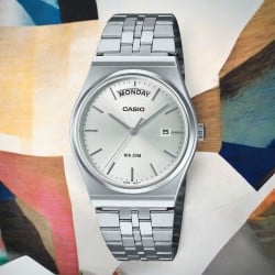 Casio MTPB146D-7A White Dial Retro Watch