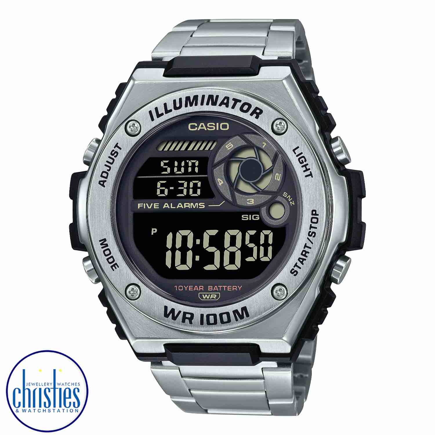 MWD100HD-1B Casio Digital Sports Watch A simple, sporty take on a digital watch for both the stylish and the practical you.