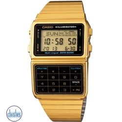 DBC611G-1D CASIO Vintage Memory Calculator Databank Watch