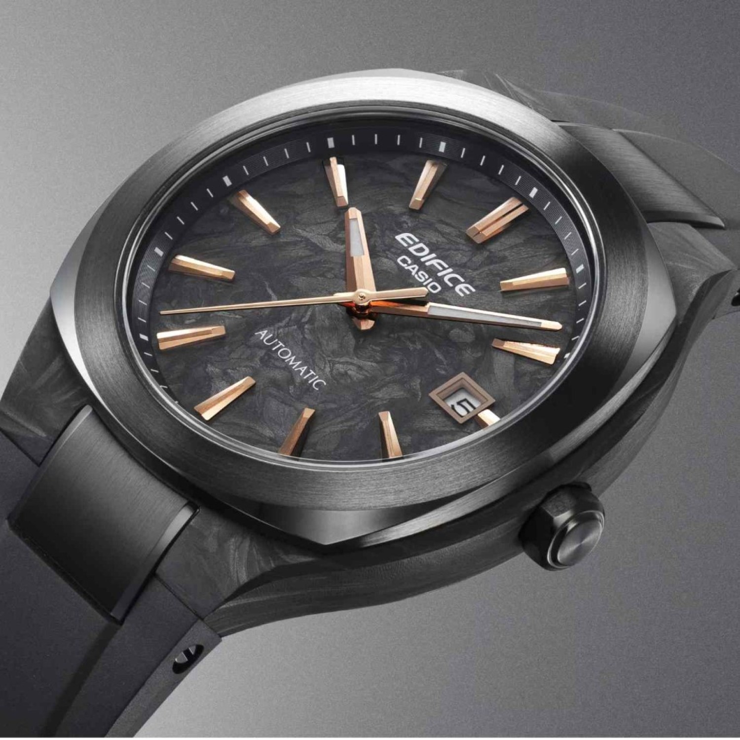 Casio Edifice Forged Carbon Automatic Watch EFK200XPB-1A | Charcoal Dial by Casio