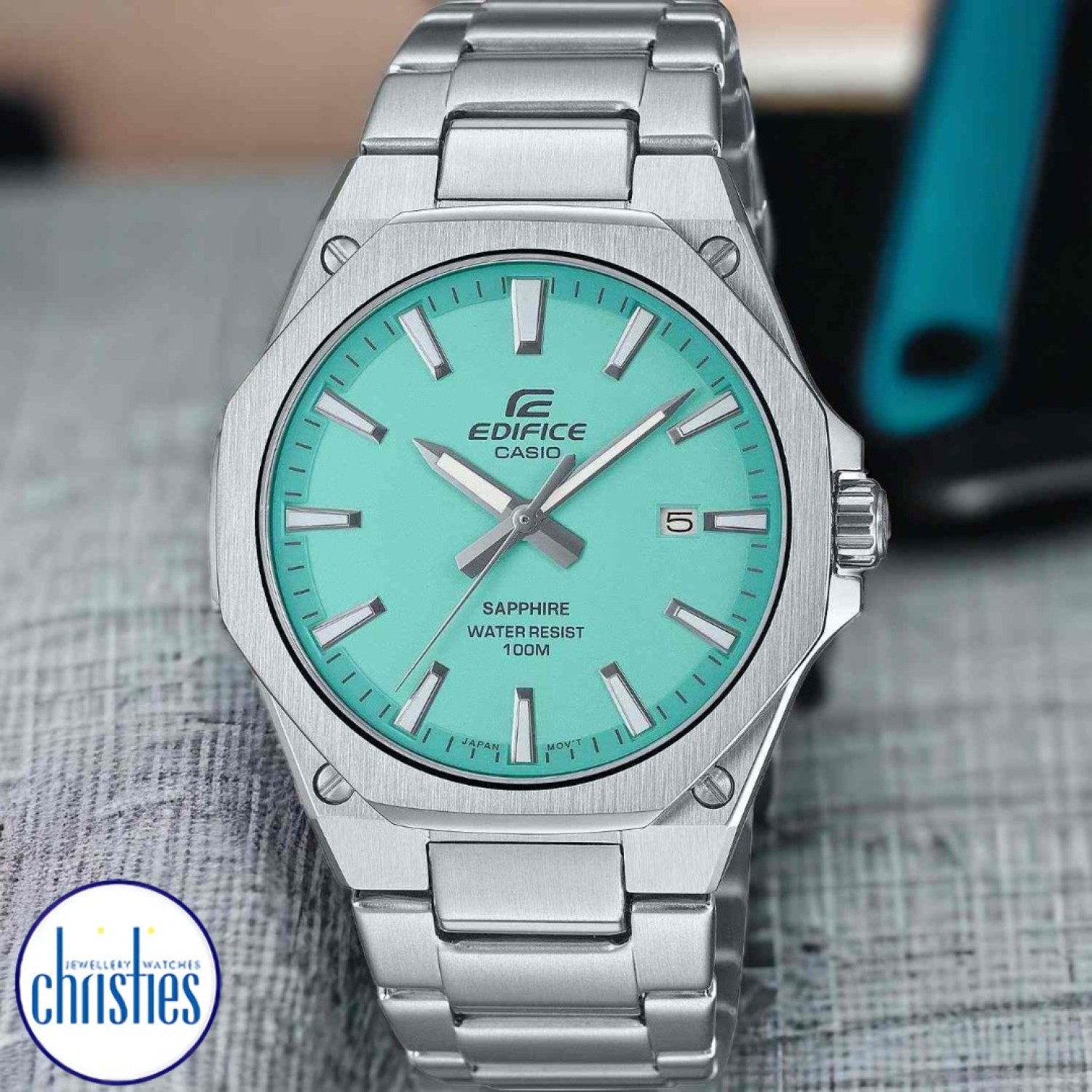 EFRS108D-2B Casio Edifice Slim Tiffany Analogue Watch EFR-S108D-2B Casio New Zealand and Auckland - Free Delivery - Afterpay, Laybuy and Zip  the easy way to pay - Cheap Casio Watches Auckland