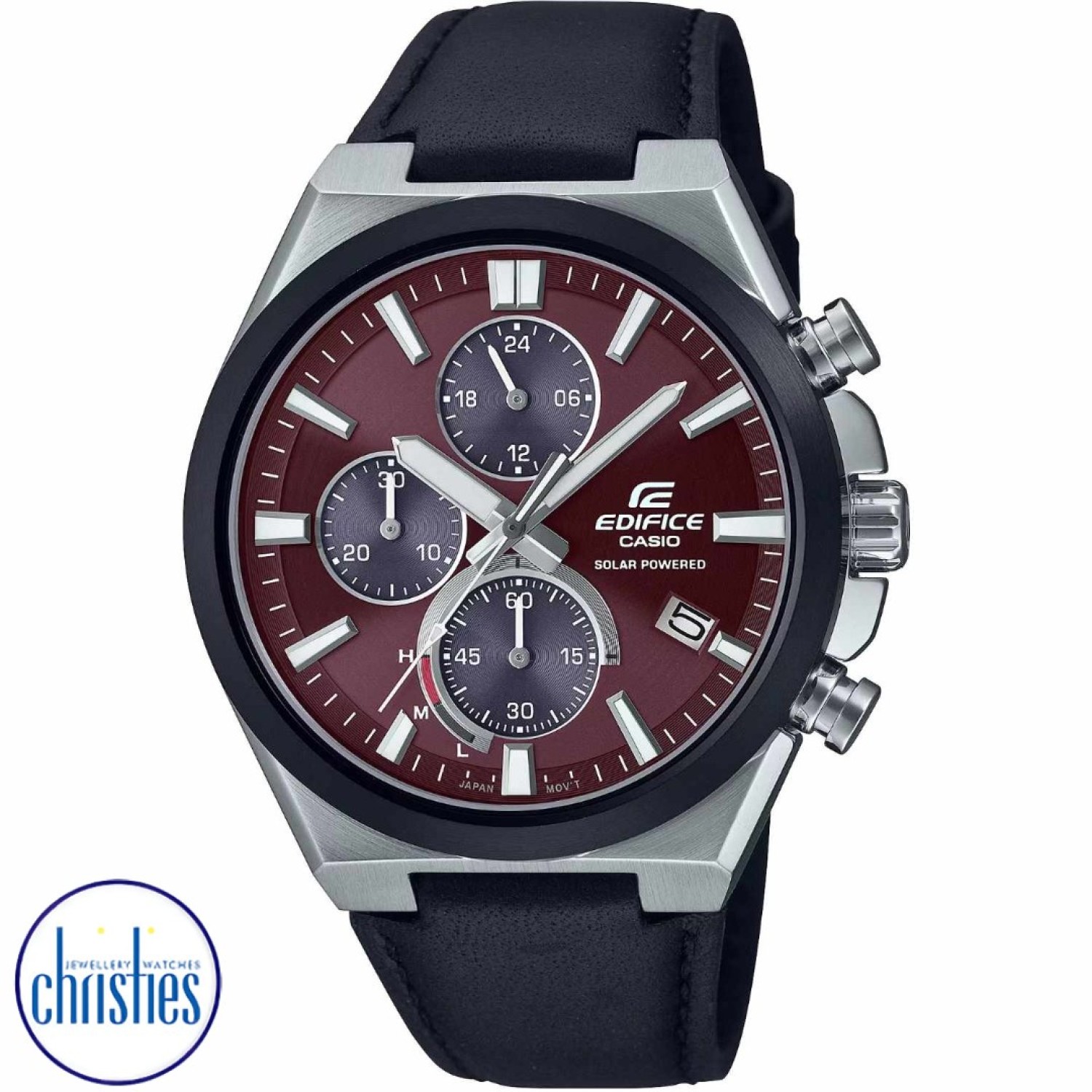 Christies Jewellery - EQS950BL-5A Casio Edifice Chronograph Solar 100M WR Watch Watches Auckland NZ EQS950BL-5A Casio Edifice Chronograph Solar 100M WR Watch EQS-950BL-5 Casio New Zealand and Auckland - Free Delivery - Afterpay, Laybuy and Zip the easy way to pay - Cheap Casio Watches Auckland