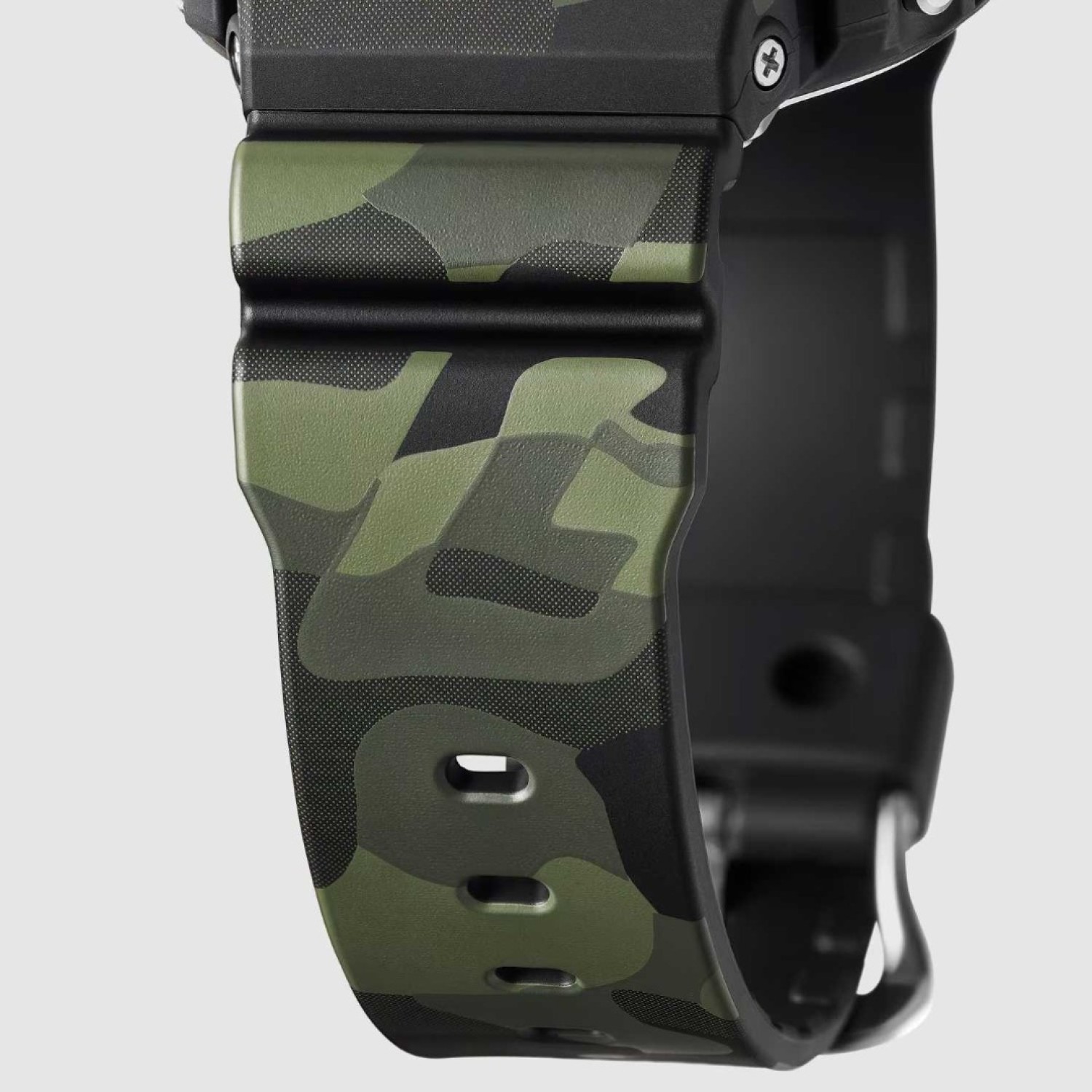 Casio G-Shock GA700CMG-3A (GA-700CMG-3A) Camo and Gold Analog Digital Watch front view
