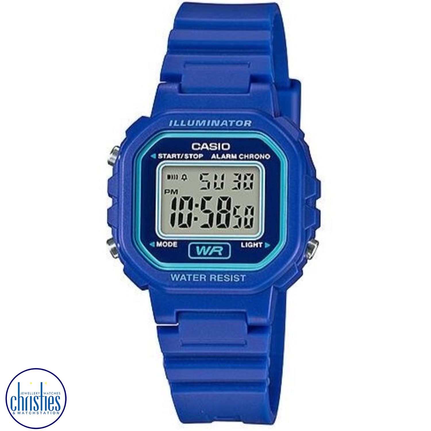 LA20WH-2A Casio Kids Blue Digital Watch LA20WH-2A Watches NZ