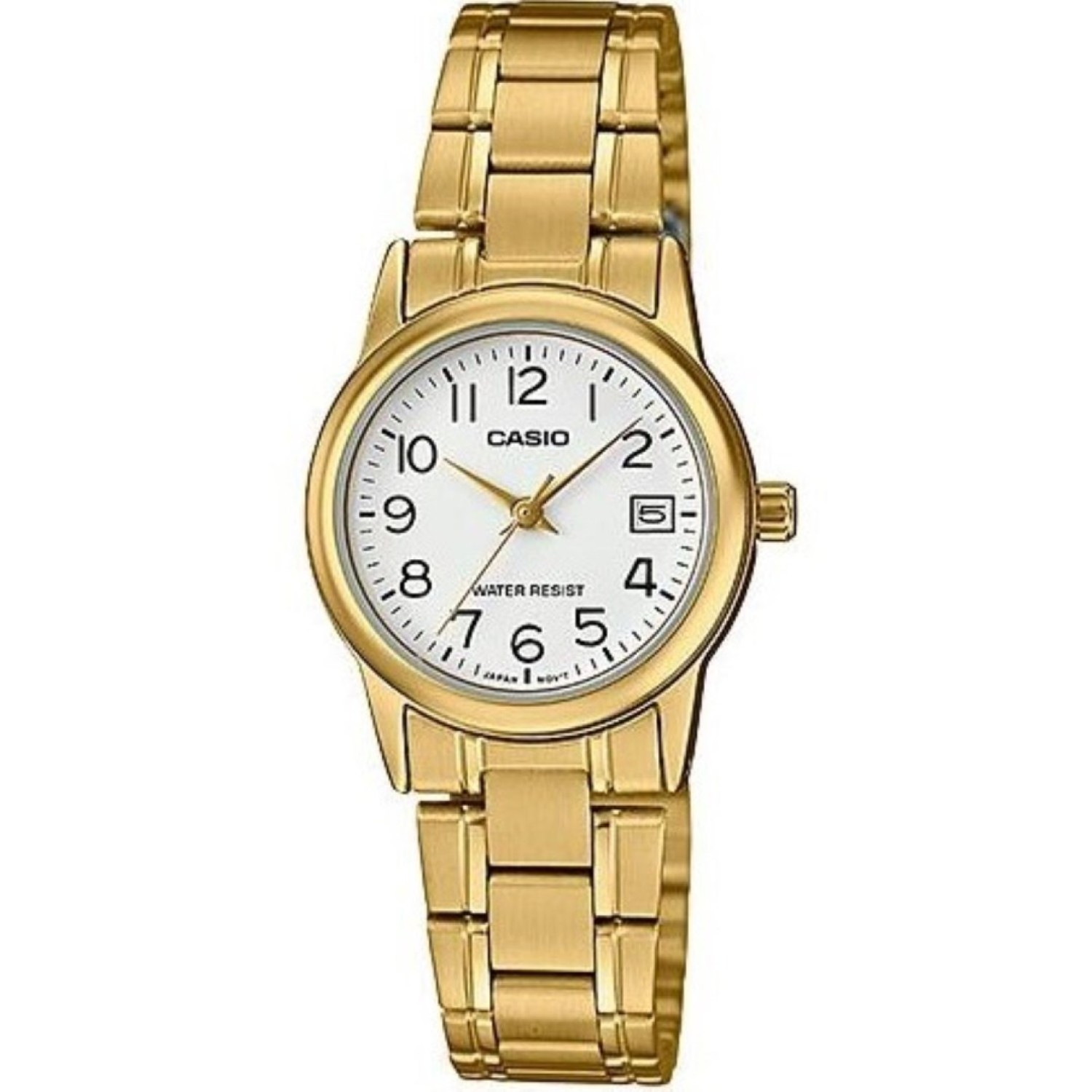 LTPV002G-7B2 Casio Ladies Stainless Steel Watch. From Casio an analogue stainless steel IP Gold plated watch with clear easy to read dial and water resistant.LAYBUY - Pay it easy, in 6 weekly payments and have it now. Only pay the price of your purchase, 