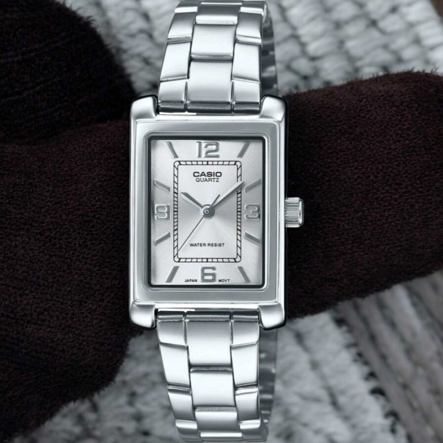 Christies Jewellery - LTP1234DD-7A Casio Ladies Analogue Watch Auckland NZ LTP1234DD-7A Casio Ladies Analogue Watch LTP-1234DD-7 with Stainless Steel Casing and Silver Dial