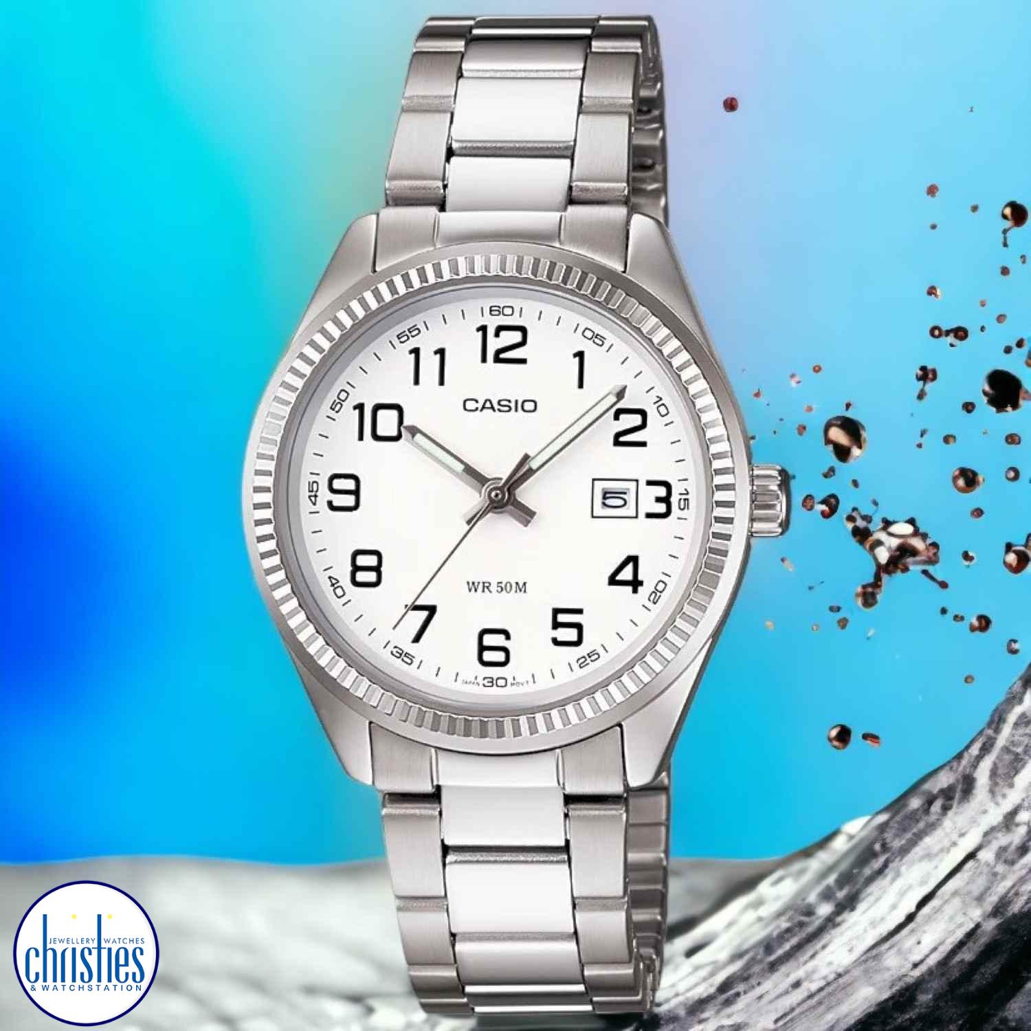 LTP1302D-7B Casio Ladies Stainless Steel Watch Casio Watches NZ