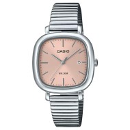 LTPB166D-4A Casio – Pink Square Dial with Date Display LTPB166D-4A Casio – Pink Square Dial with Date Display