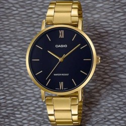 LTPVT01G-1B Casio Ladies Quartz Stainless Steel Watch