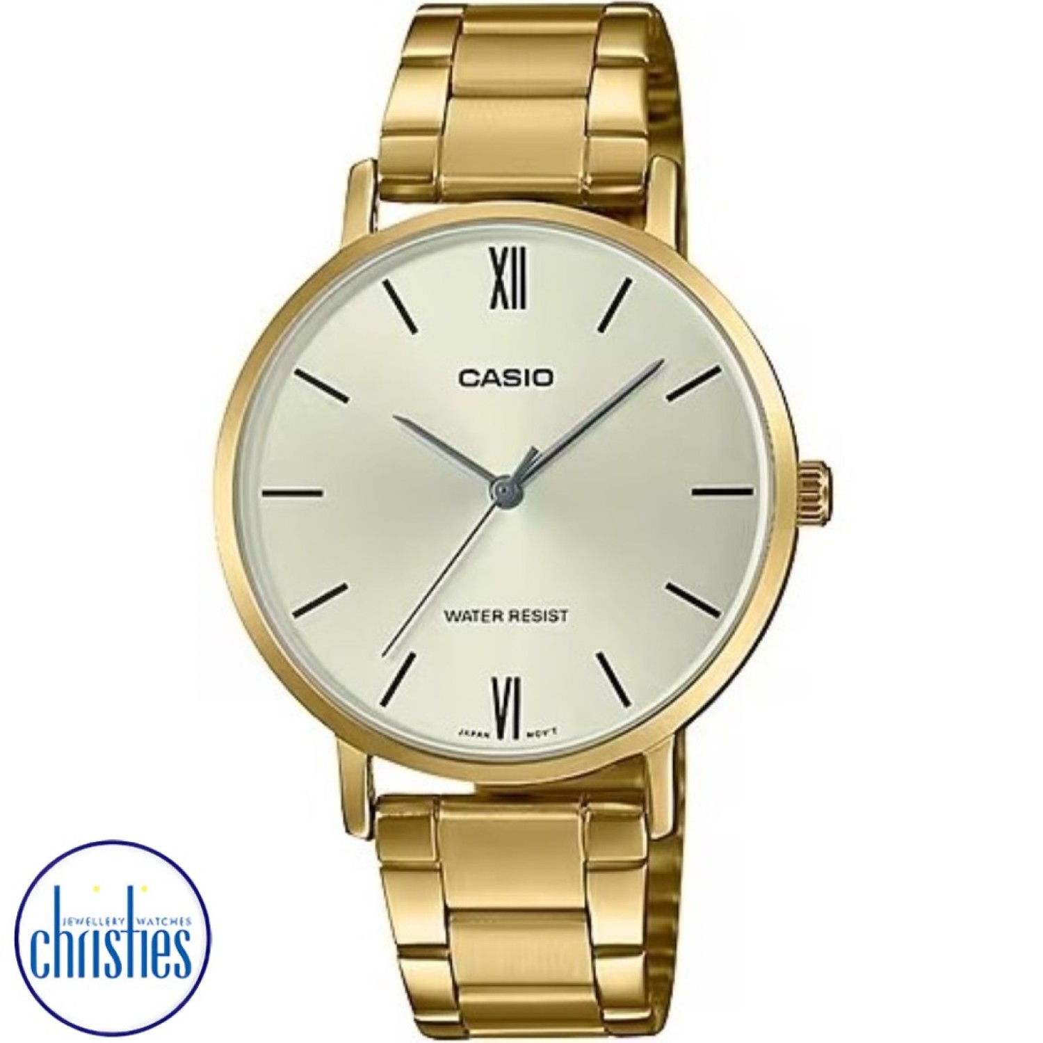 Christies Jewellery - LTP-VT01G-9B Casio Ladies Quartz Stainless Steel Watch Watches NZ LTP-VT01G-9B Casio Ladies Quartz Stainless Steel Watch Watches NZ