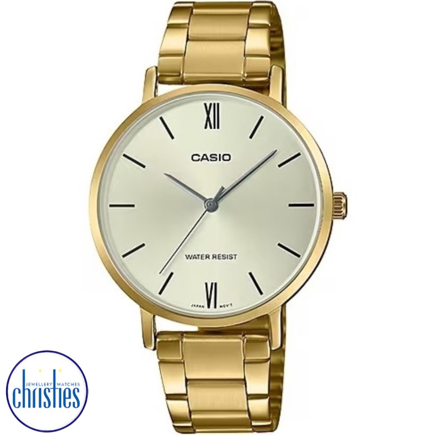 LTP-VT01G-9B Casio Ladies Quartz Stainless Steel Watch  Watches NZ