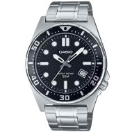 MTD135D-1A Casio Analogue 50 Metre Black Dial Watch MTD135D-1A Casio Analogue 50 Metre Black Dial Watch