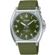Christies Jewellery - MTPE730C-3A Casio Classic Cloth Strap Watch Auckland NZ MTPE730C-3A Casio Classic Cloth Strap Watch MTP-E730C-3A with Green colour Canvas Strap
