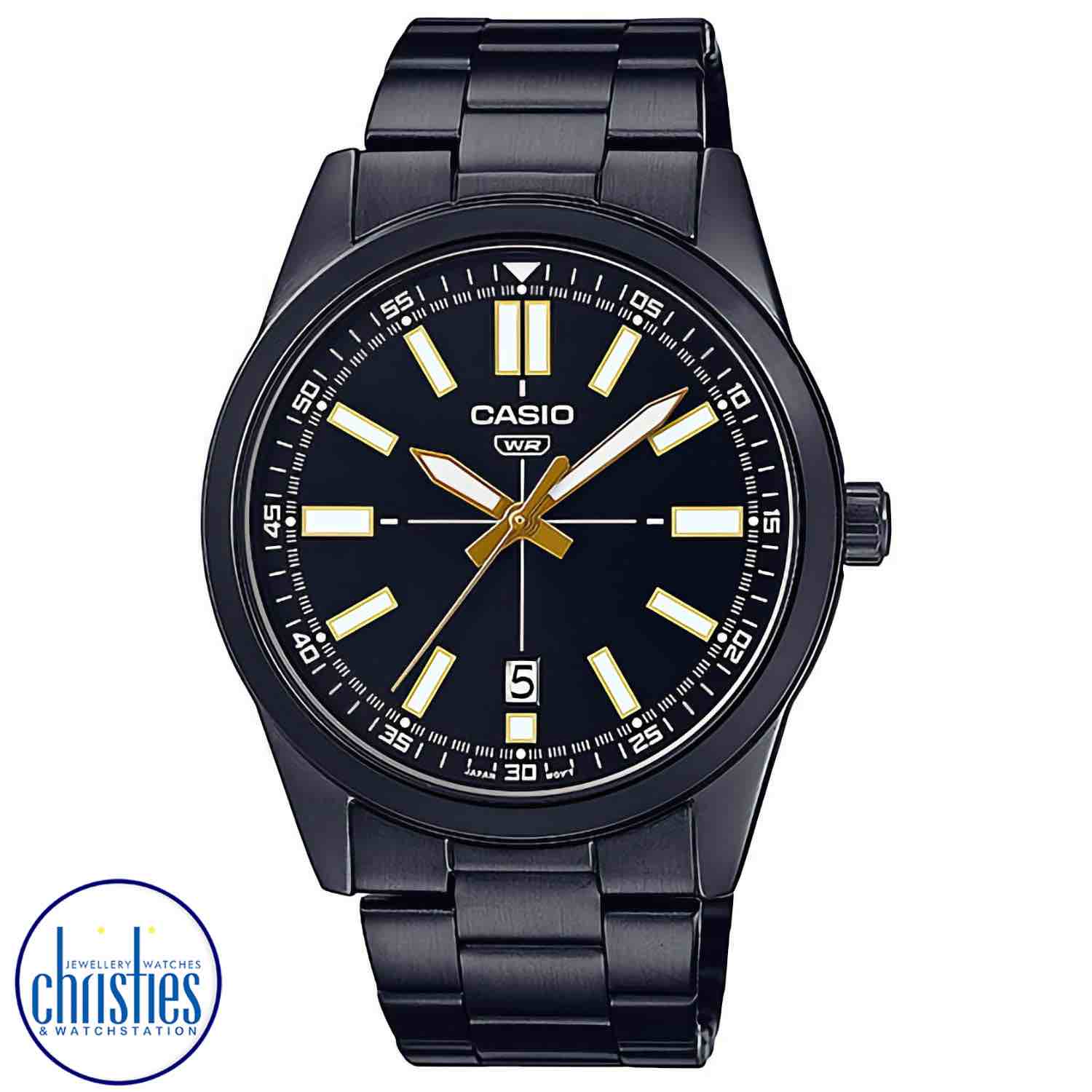 MTPVD02B-1E Casio Black Tone Analog WatchCasioprices nz