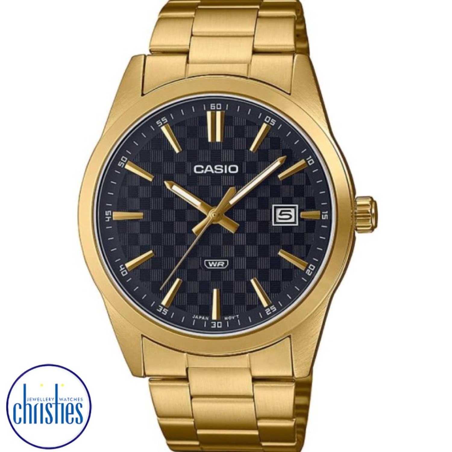 Christies Jewellery -MTPVD03G-1A Casio Black Dial Watch Watches Auckland NZ MTPVD03G-1A Casio Black Dial Watch MTPVD03G-1A Casio New Zealand and Auckland - Free Delivery - Afterpay, Laybuy and Zip the easy way to pay - Cheap Casio Watches Auckland
