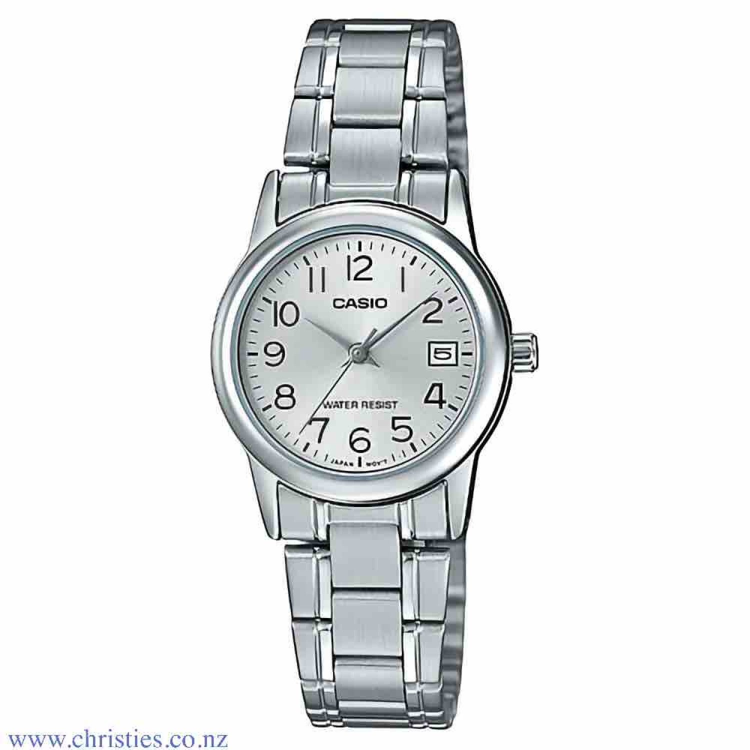 LTPV002D-7B Casio Ladies Stainless Steel Watch. From Casio an analogue stainless steel watch with clear easy to read dial and water resistant. LAYBUY - Pay it easy, in 6 weekly payments and have it now. Only pay the price of your purchase, when you pay yo