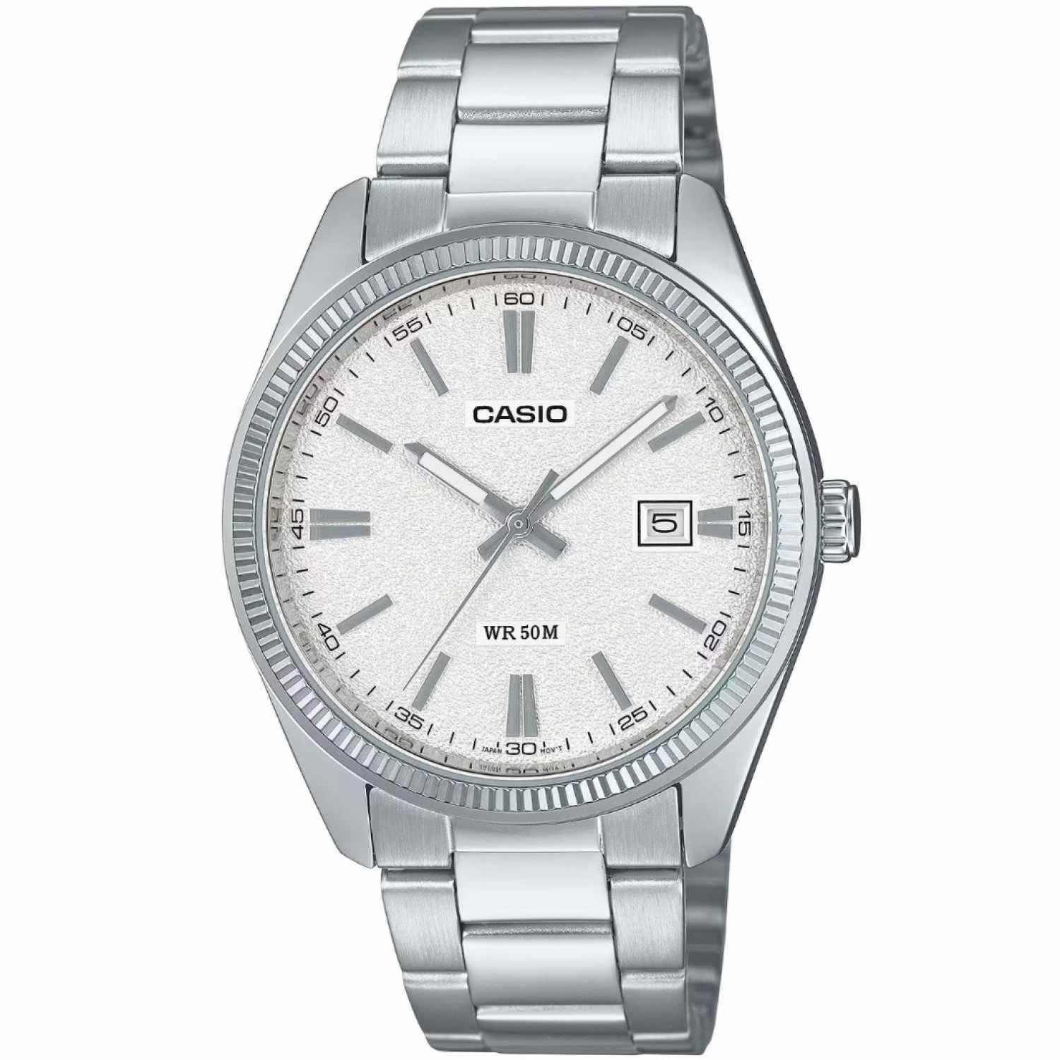 MTP1302DA-7A Casio Silver-Tone White Dial Watch – Casio New Zealand and Auckland - Free Delivery - Afterpay and Zip the easy way to pay - Cheap Casio Watches Auckland MTP1302DA-7A Casio Silver-Tone White Dial Watch by Casio