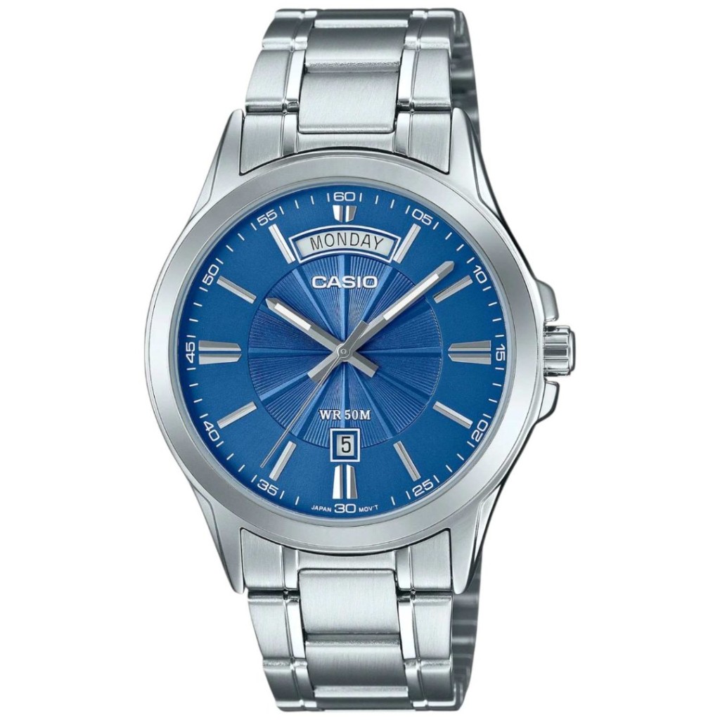 Casio MTP1381D-2A Blue Dial Watch | Christies Jewellery & Watches