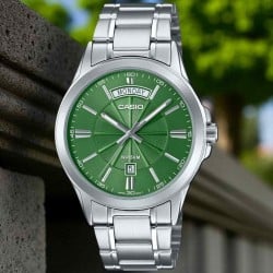 MTP1381D-3A Casio Classic Green Dial Watch