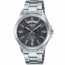 MTP1381D‑8A Casio Day‑Date Charcoal Dial Watch MTP1381D‑8A Casio Day‑Date Charcoal Dial Watch