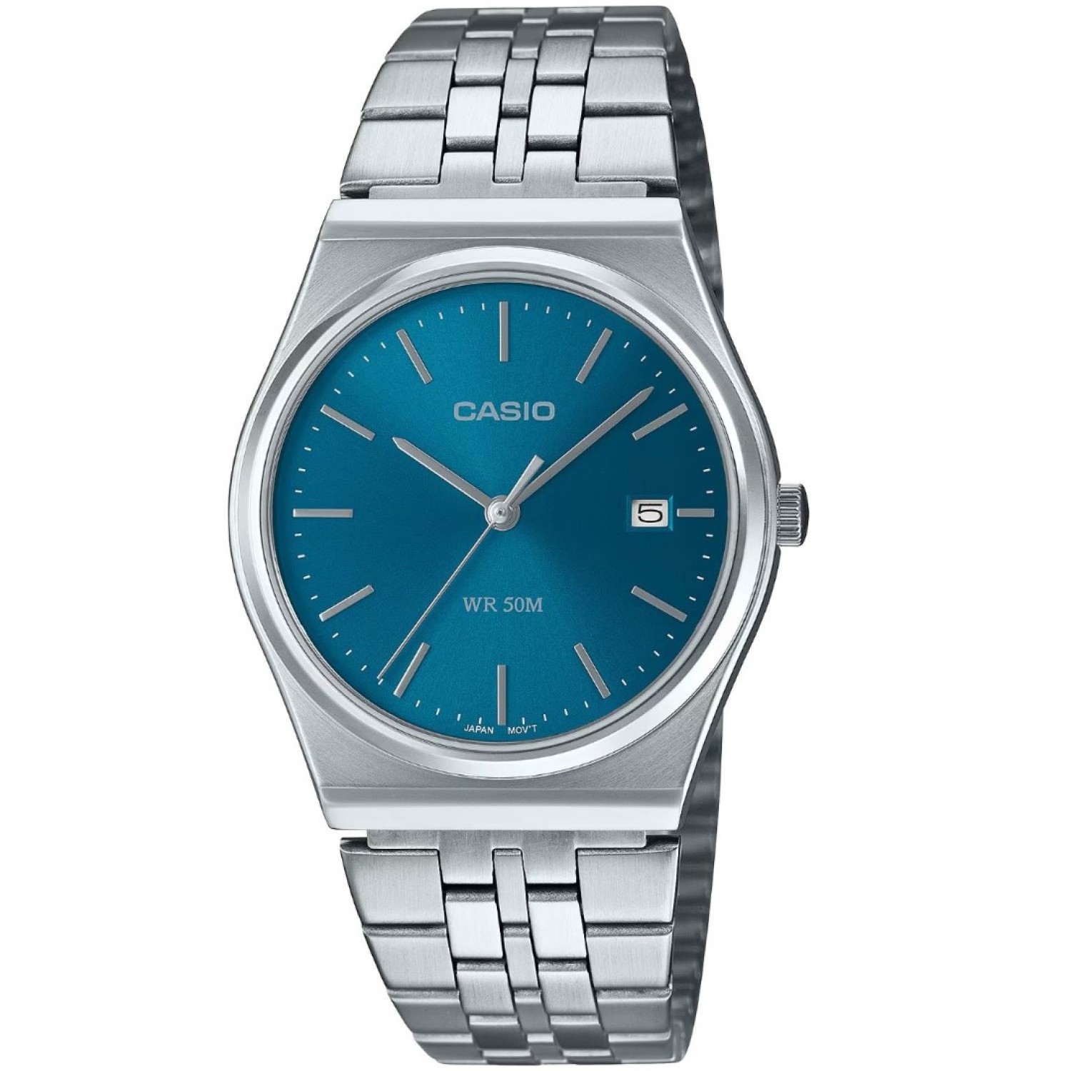 MTPB145D-2A2 Casio Teal Dial Retro Watch – Casio New Zealand and Auckland - Free Delivery - Afterpay, Laybuy and Zip the easy way to pay - Cheap Casio Watches Auckland MTPB145D-2A2 Casio Teal Dial Retro Watch by Casio