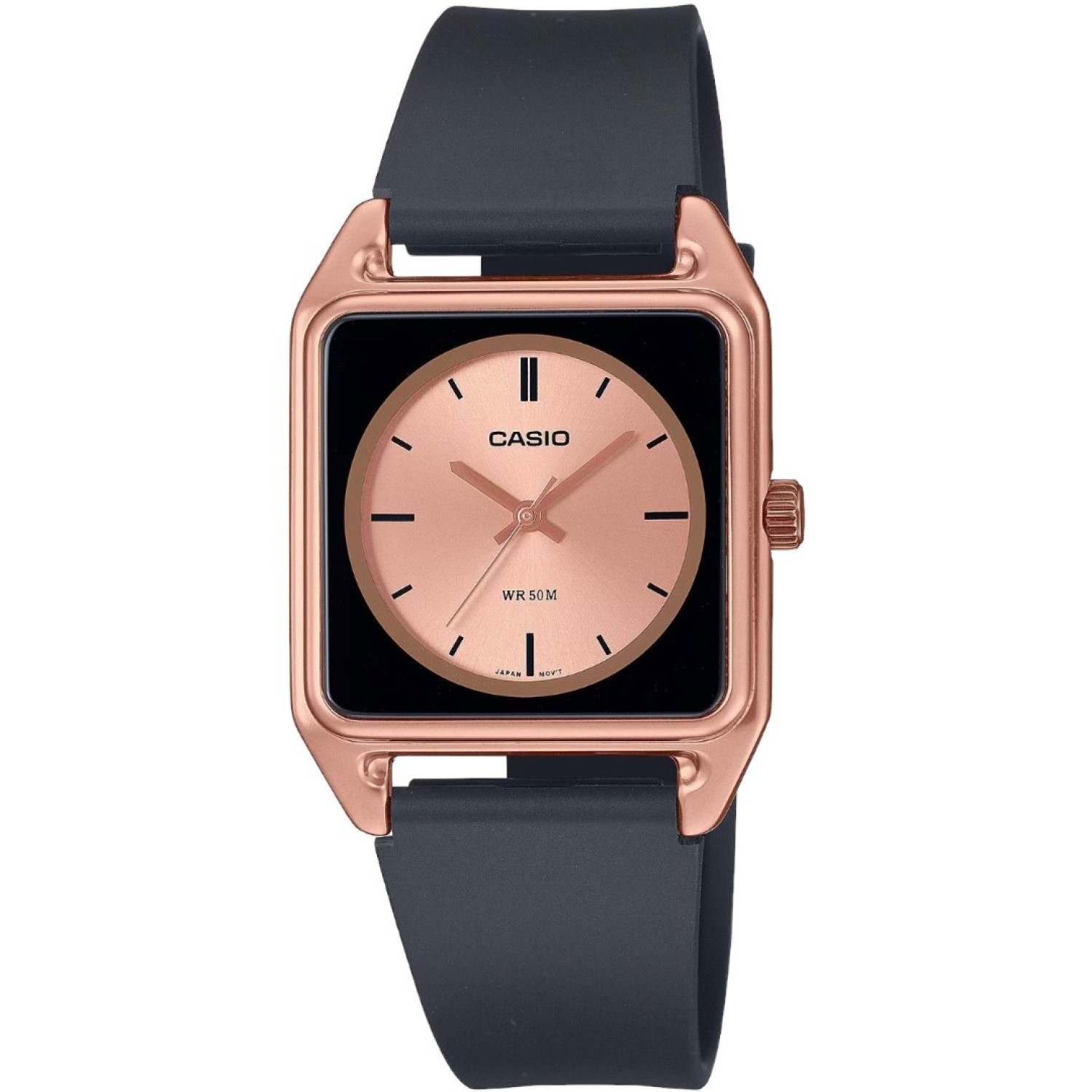 Christies Jewellery - MTPB170-5E Casio Ladies Square Watch Auckland NZ MTPB170-5E Casio Ladies Square Watch MTP-B170-5 with Rose Gold Casing and Dial