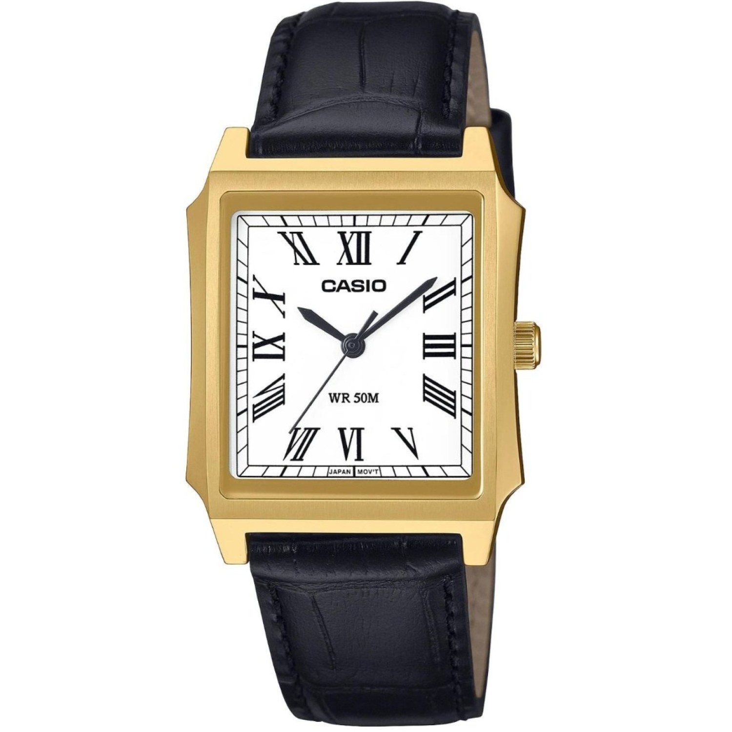 MTPB190GL-7B Casio Classic Watch – White Dial, Roman Numerals, Water-Resistant, Leather Strap – Casio New Zealand and Auckland MTPB190GL-7B Casio Classic Watch – White Dial, Roman Numerals, Water-Resistant, Leather Strap by Casio New Zealand and Auckland