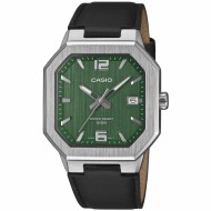 MTPB1953-3A Casio Classic Green Dial Leather strap Watch 