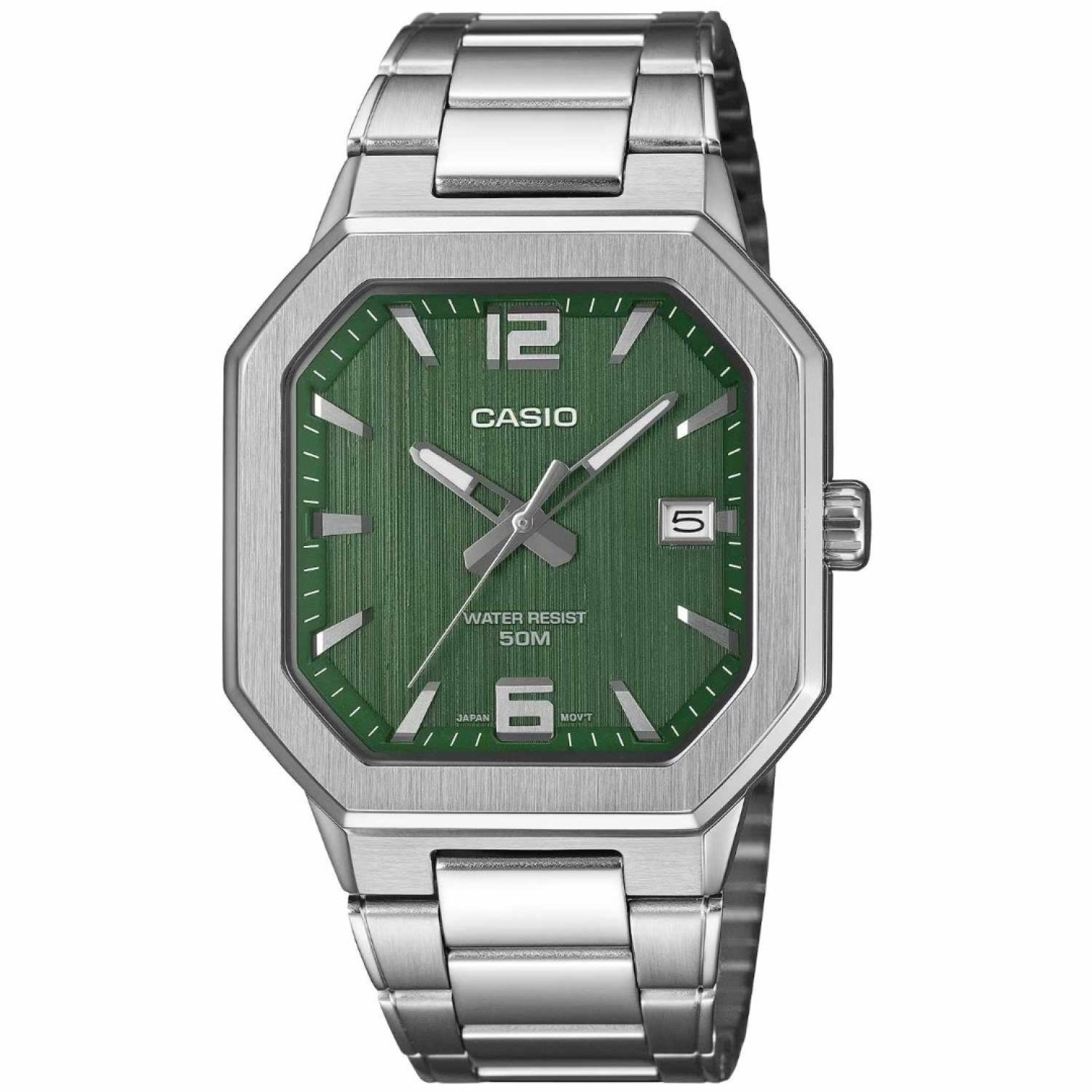 MTPB195D-3A Casio Classic Green Dial Watch by Casio