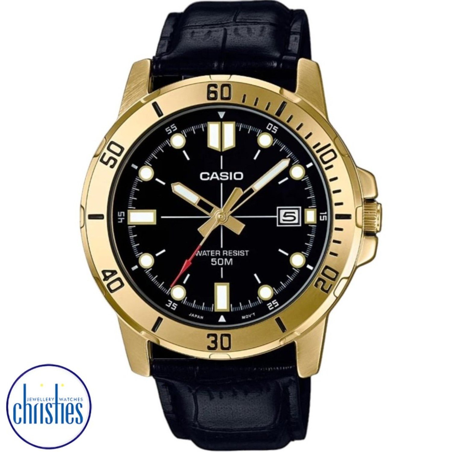 MTP-VD01G-1B Casio Mens Stainless Steel Gold Watch MTPVD01G-1B Casio New Zealand and Auckland - Free Delivery - Afterpay, Laybuy and Zip  the easy way to pay - Cheap Casio Watches Auckland