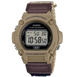 W219HB-5A Casio Alarm Digital Watch - Velcro Strap