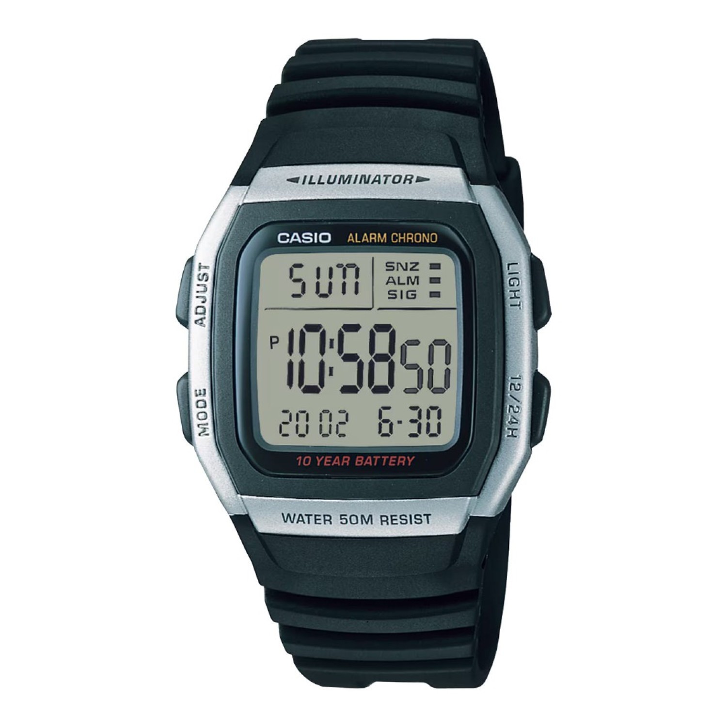 W96H-1A Casio Digital Watch – Casio New Zealand and Auckland - Free Delivery - Afterpay, Laybuy and Zip the easy way to pay - Cheap Casio Watches Auckland W96H-1A Casio Digital Watch by Casio