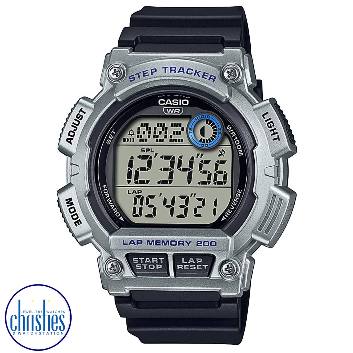 WS2100H-1A2 Casio Step Tracker Runners WatchCasioprices nz