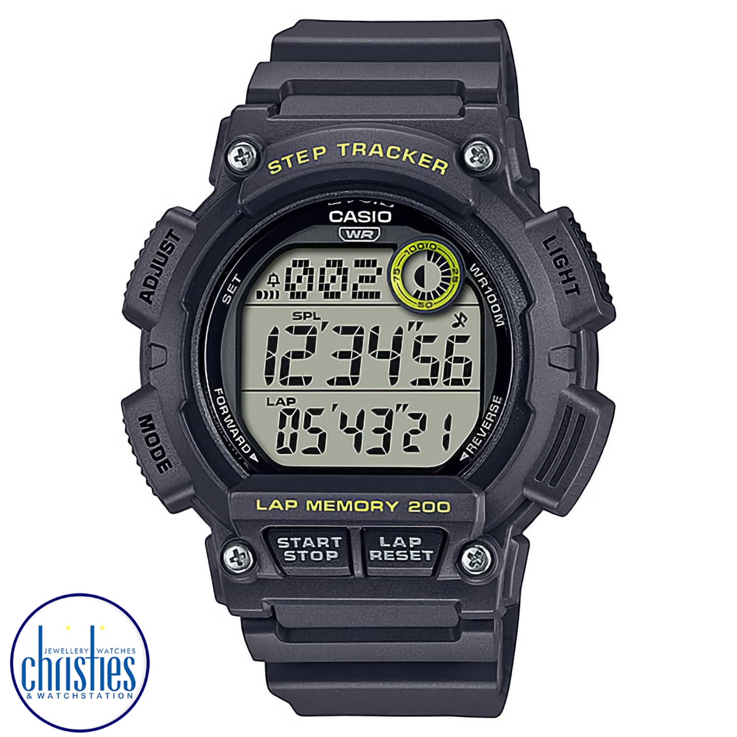 WS2100H-8A Casio Step Tracker Runners WatchCasioprices nz