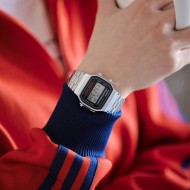 A168WA-1 Casio Alarm Vintage Series Silver Watch A168WA-1 Casio Alarm Vintage Series Silver Watch