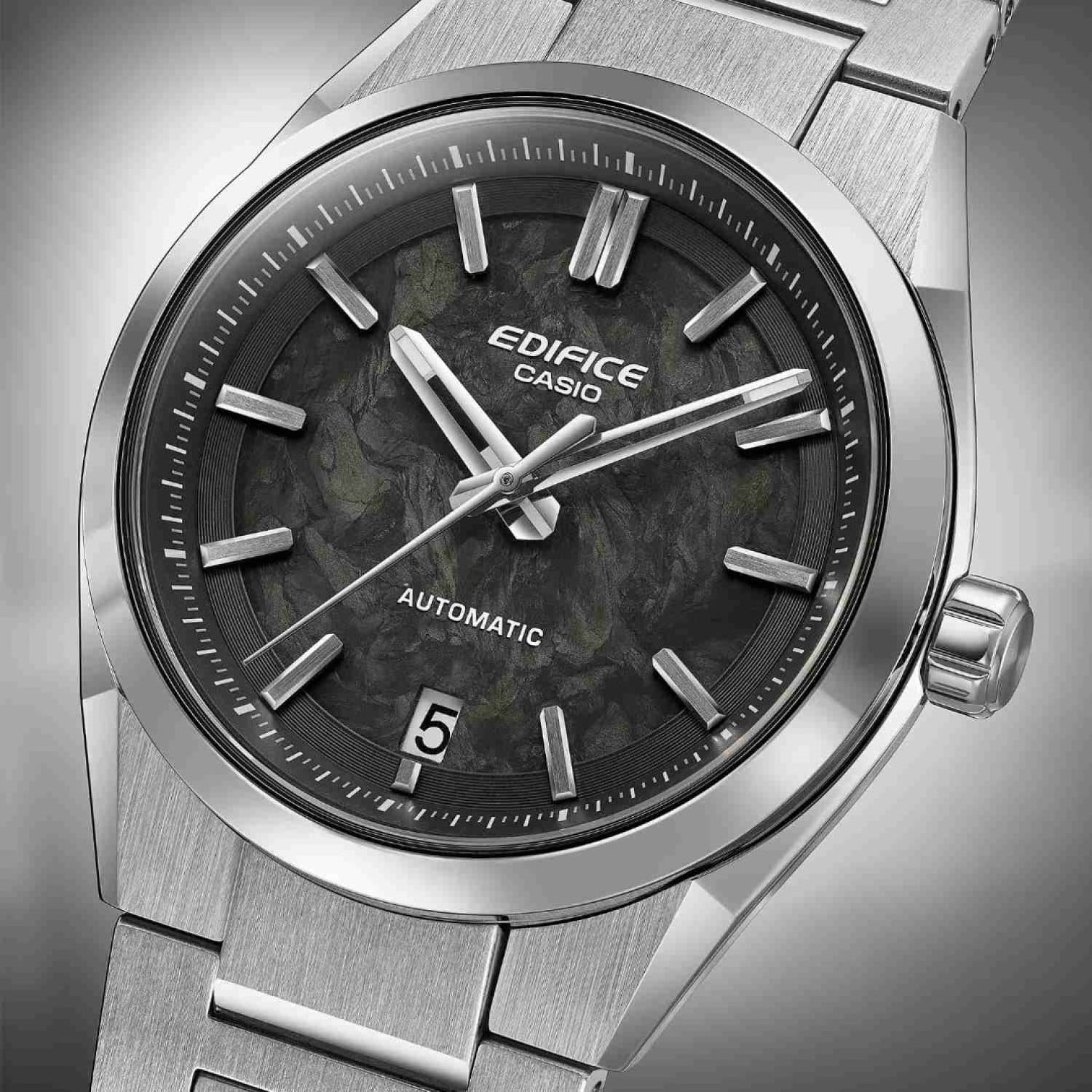EFK100CD-1A Casio Edifice – Luxury Automatic Watch at Christies NZ Casio Edifice EFK100CD-1A Automatic Watch – Forged Carbon Dial, Sapphire Crystal