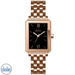 29524 Christies Women's Noir Rose-Gold Tone Stainless- Steel Watch 29524 Christies Women's Noir Rose-Gold Tone Stainless- Steel Watch