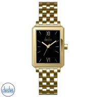 29529 Christies Women's Noir Black Dial Stainless-Steel Watch