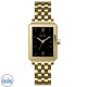 Christies Jewellery - Christies Noir Black Dial Gold-Tone Watch Watches NZ Christies Noir Black Dial Gold-Tone Watch 29529 Watches NZ
