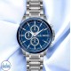 Christies Jewellery - 26434 Christies Lumina Men's Silver Blue-Dial Chronograph Watch Watches NZ 26434 Christies Lumina Men's Silver Blue-Dial Chronograph Watch 26434 Watches NZ