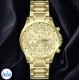 26436 Christies Lumina Men's Chronograph Gold-Tone Watch 29524 Watches NZ