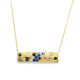 9CT Gold Diamond And Sapphire Bar Necklace |NT403620Y09SA1| – Christies Jewellery NZ- Christies Jewellery Online and Auckland - Free Delivery - Afterpay and Zip the easy way to pay 9CT Gold Diamond And Sapphire Bar Necklace |NT403620Y09SA1| by Christies Jewellery