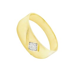 9CT Gold Gents Ring DJR4221