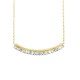 9ct Gold Baguette Diamond Curved Bar Necklace|NT407777Y09DI1| – Christies Jewellery NZ- Christies Jewellery Online and Auckland - Free Delivery - Afterpay and Zip the easy way to pay 9ct Gold Baguette Diamond Curved Bar Necklace|NT407777Y09DI1| by Christies Jewellery & Watches