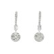 9ct Gold Diamond Drop Earrings |EF31445-LGD-9KW by Christies Jewellery