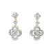 9ct Gold Diamond Clover Earrings |EF31498-LGD-9KY by Christies Jewellery