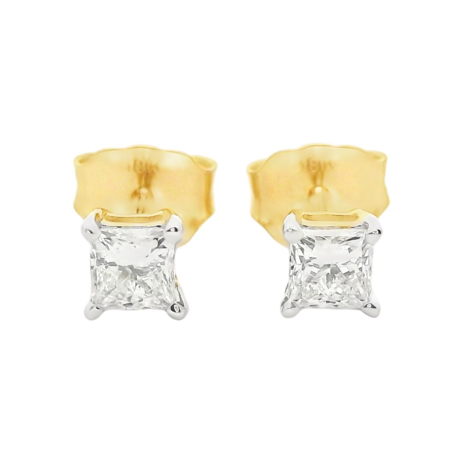 9ct Gold Diamond Princess-Cut Stud Earrings |ES00793-LGD-9KY – Christies Jewellery NZ- Christies Jewellery Online and Auckland - Free Delivery - Afterpay and Zip the easy way to pay 9ct Gold Diamond Princess-Cut Stud Earrings |ES00793-LGD-9KY by Christies Jewellery